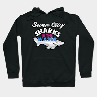 Newport News Black Tip Sharks In The Water (W) Hoodie
